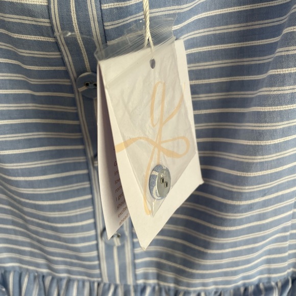 NWT Gal Meets Glam Striped Tiered Maxi Dress - Picture 4 of 6